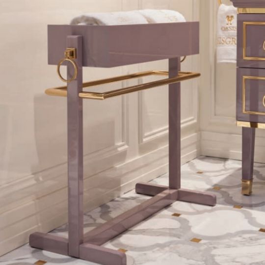 Комплект мебели №14 Oasis Lutetia 180х56х230 см напольная консоль с раковиной и столешницей схема 3