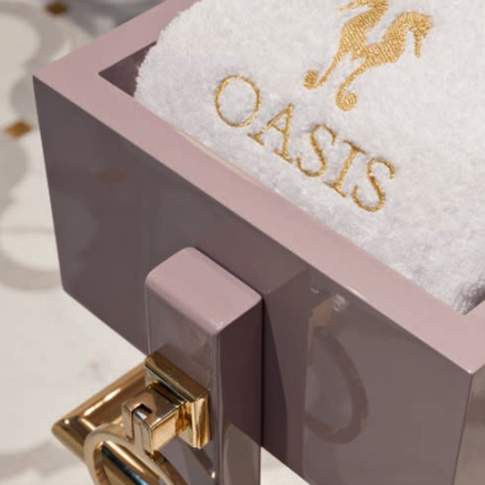 Комплект мебели №14 Oasis Lutetia 180х56х230 см напольная консоль с раковиной и столешницей ФОТО