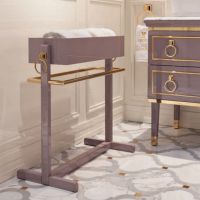 Комплект мебели №14 Oasis Lutetia 180х56х230 см напольная консоль с раковиной и столешницей схема 5