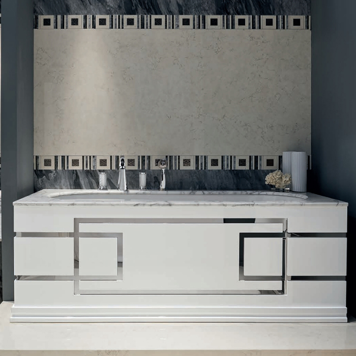 Комплект мебели напольный №18 Oasis Lutetia  137х56х77 см консоль со столешницей с накладной раковиной ФОТО