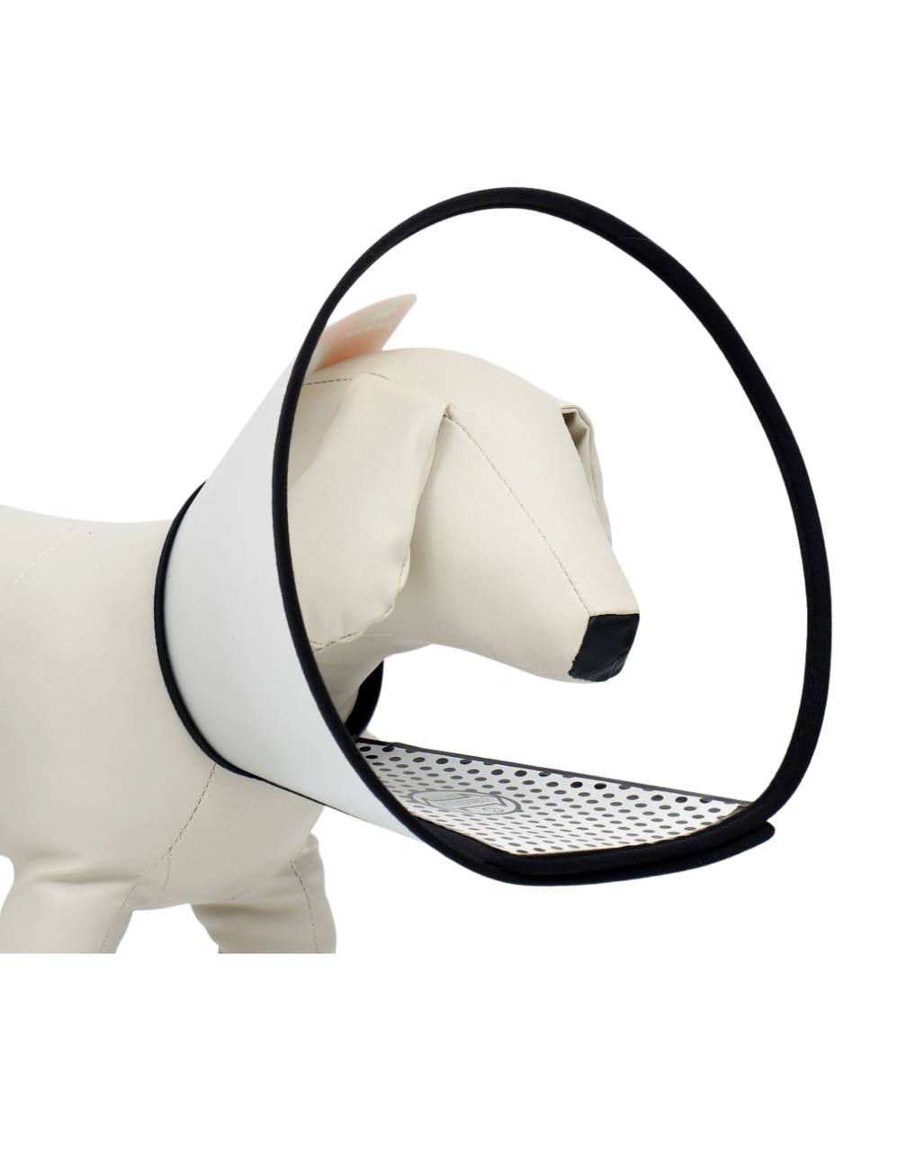 Ветеринарный воротник №7, обхват шеи 17-19 см, высота 8,5 см, чёрный