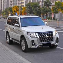 Фары светодиодные, вариант 1, на Паджеро 4