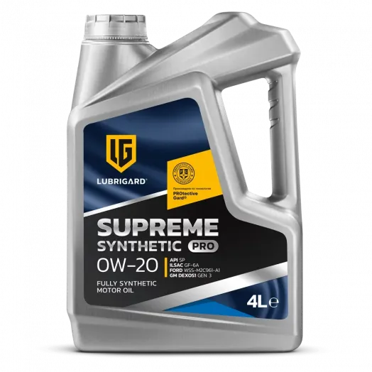 Lubrigard Supreme Synthetic PRO 0W-20, 4л