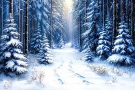 Фон стена "Lesnoe №11"