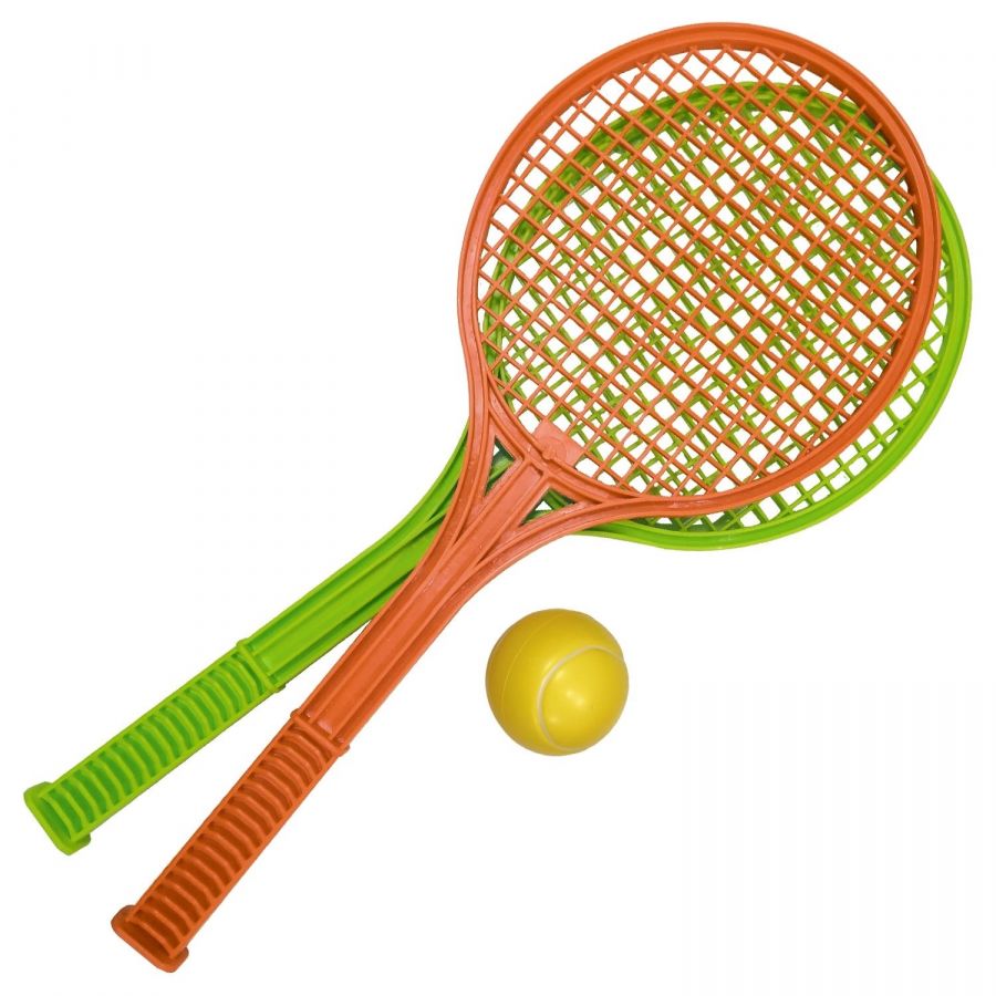 Набор для игры в теннис цвет салатовый, оранжевый