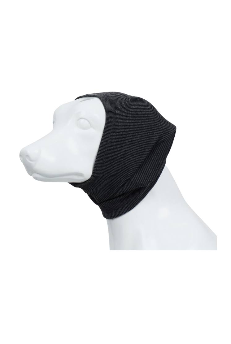 Шапка-Капор защитная, полиэстер, размер L (ОГ 45-75 см, длина 25 см), серая