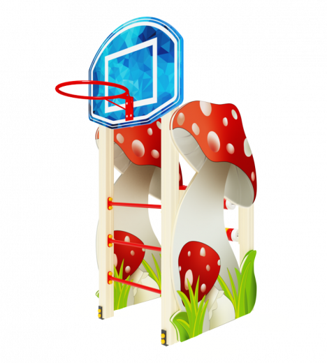 Спортивный комплекс Мухоморчик 1 1625х1000х2130