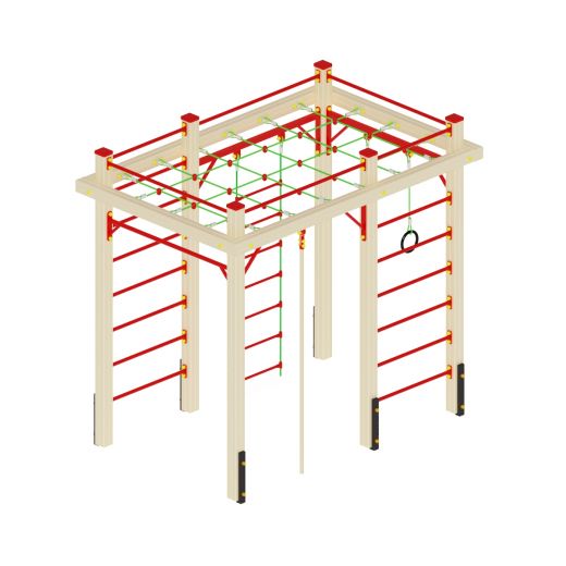 Спортивный комплекс Паутинка мини  2600х1700х2500