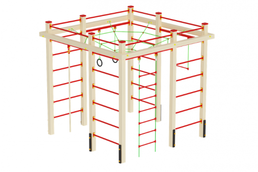 Спортивный комплекс Паутинка (100) 2600х2600х2500