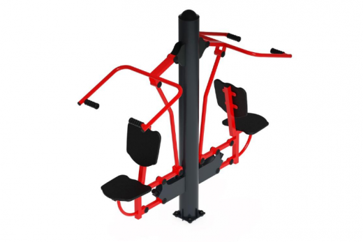 Тренажер Верхняя тяга двойной 1870х700х1875