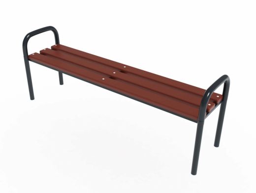 Скамья с подлокотниками 2000 2000х400х660