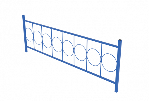 Ограждение 500х2000 тип 2 2000х30х500