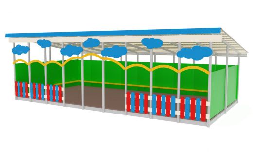 Теневой навес Детство 9000х4500х2700