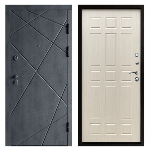 Входная дверь Termo-door Лучи Бетон - Спарта Лиственница