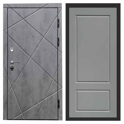Входная дверь Termo-door Лучи Бетон - Марсель Грей софт