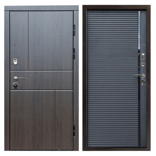 Входная дверь Termo-door Вертикаль Венге - Porte black