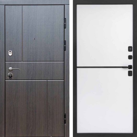 Входная дверь Termo-door Вертикаль Венге - Нео White