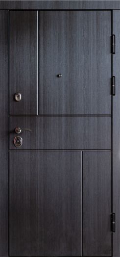 Входная дверь Termo-door Вертикаль Венге - Зеркало Дуб