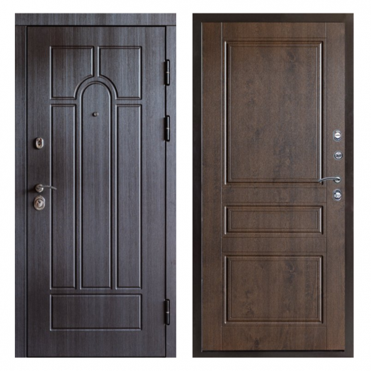 Входная дверь Termo-door Модена Венге - Классика Дуб