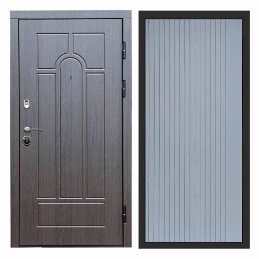 Входная дверь Termo-door Модена Венге - FLAT Грей софт