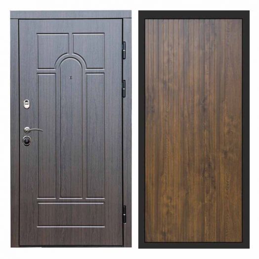 Входная дверь Termo-door Модена Венге - FLAT Дуб