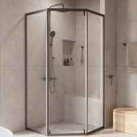 душевой уголок пятиугольный Cezares Relax-304 100x100 GM