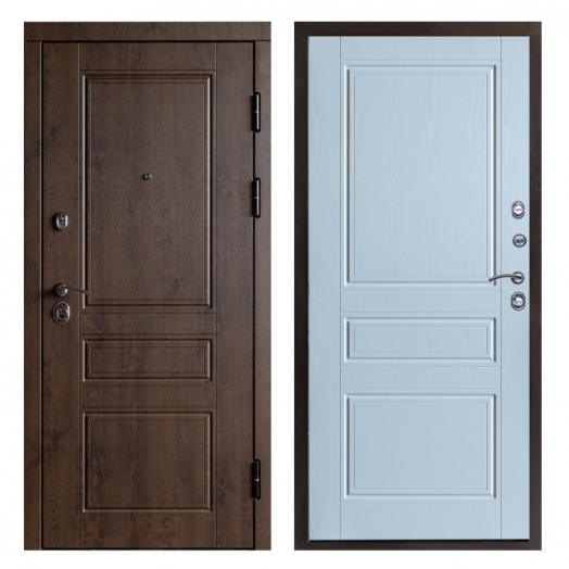 Входная дверь Termo-door Орегон Дуб - Классика Белое дерево