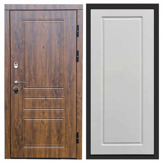 Входная дверь Termo-door Орегон Дуб - Гранд Белый софт