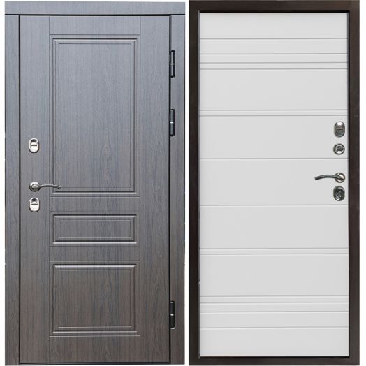 Входная дверь Termo-door Орегон Венге - White Line