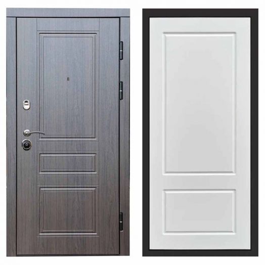 Входная дверь Termo-door Орегон Венге - Марсель Белый софт