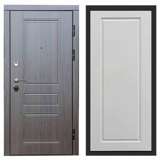 Входная дверь Termo-door Орегон Венге - Гранд Белый софт