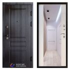 Входная дверь Termo-door Орегон Венге - Зеркало Лиственница