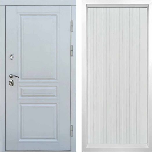 Входная дверь Termo-door Орегон WHITE - FLAT Белый софт