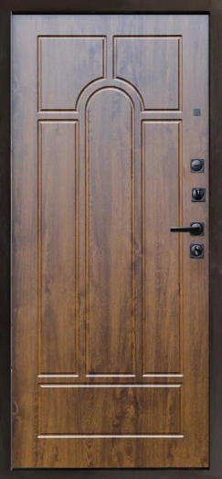 Входная дверь Termo-door Орегон Графит - Арка Дуб