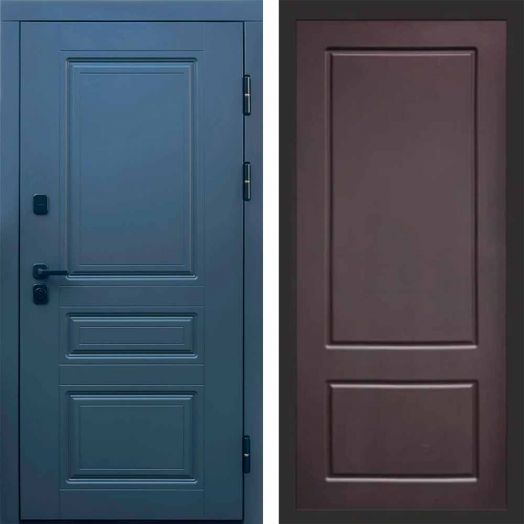 Входная дверь Termo-door Орегон Графит - Марсель Шоколад