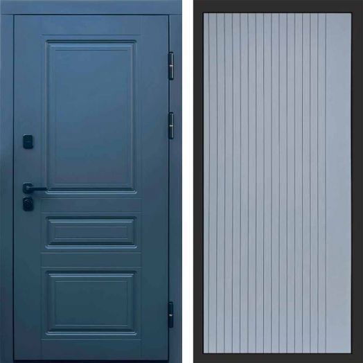 Входная дверь Termo-door Орегон Графит - FLAT Грей софт