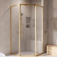 душевой уголок пятиугольный Cezares Relax-304 100x100 BORO