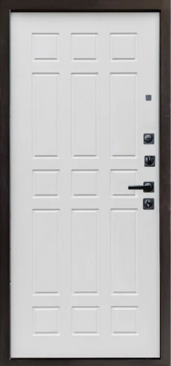 Входная дверь Termo-door Орегон Грин - Спарта Белое дерево