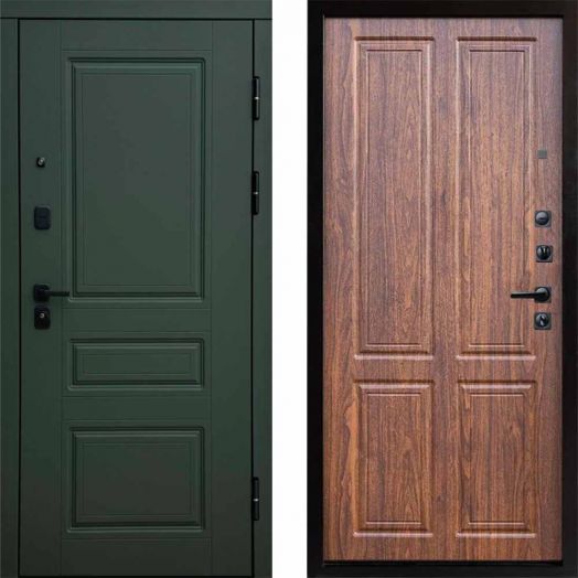 Входная дверь Termo-door Орегон Грин - Орех стандарт