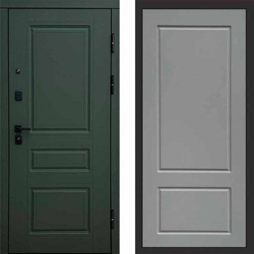 Входная дверь Termo-door Орегон Грин - Марсель Грей софт