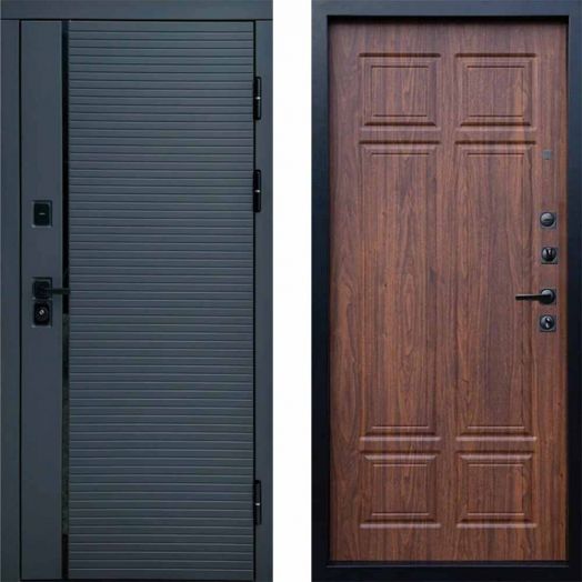 Входная дверь Termo-door Графит line - Премиум Орех