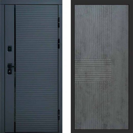 Входная дверь Termo-door Графит line - Мастино Бетон темный