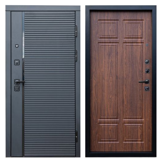 Входная дверь Termo-door Black Line - Премиум Орех