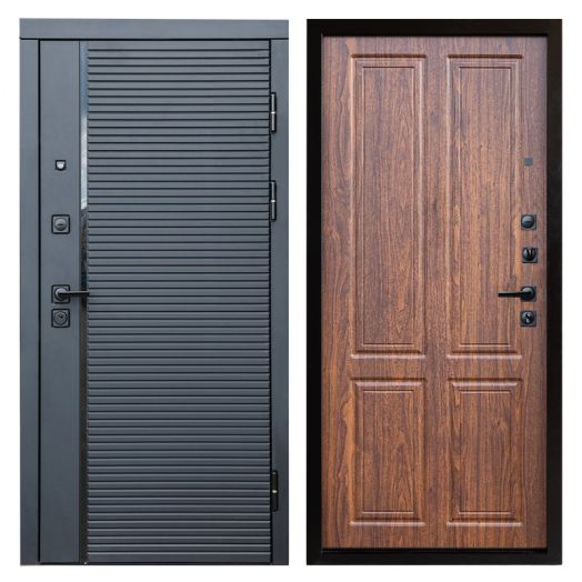 Входная дверь Termo-door Black Line - Стандарт Орех