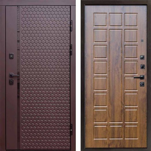 Входная дверь Termo-door Simple Шоколад - Престиж Дуб