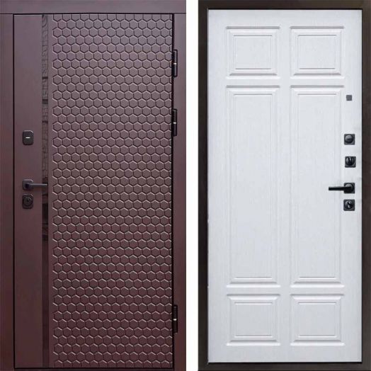 Входная дверь Termo-door Simple Шоколад - Лиственница премиум