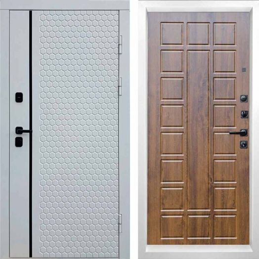 Входная дверь Termo-door Simple White - Престиж Дуб
