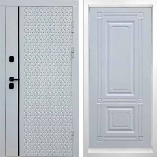 Входная дверь Termo-door Simple White - Мадрид Белый софт