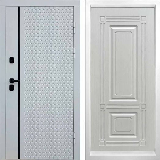 Входная дверь Termo-door Simple White - Мадрид Лиственница