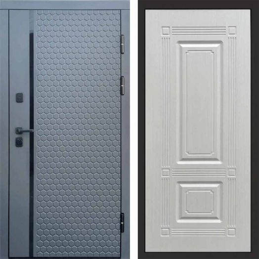 Входная дверь Termo-door Simple Графит - Мадрид Лиственница